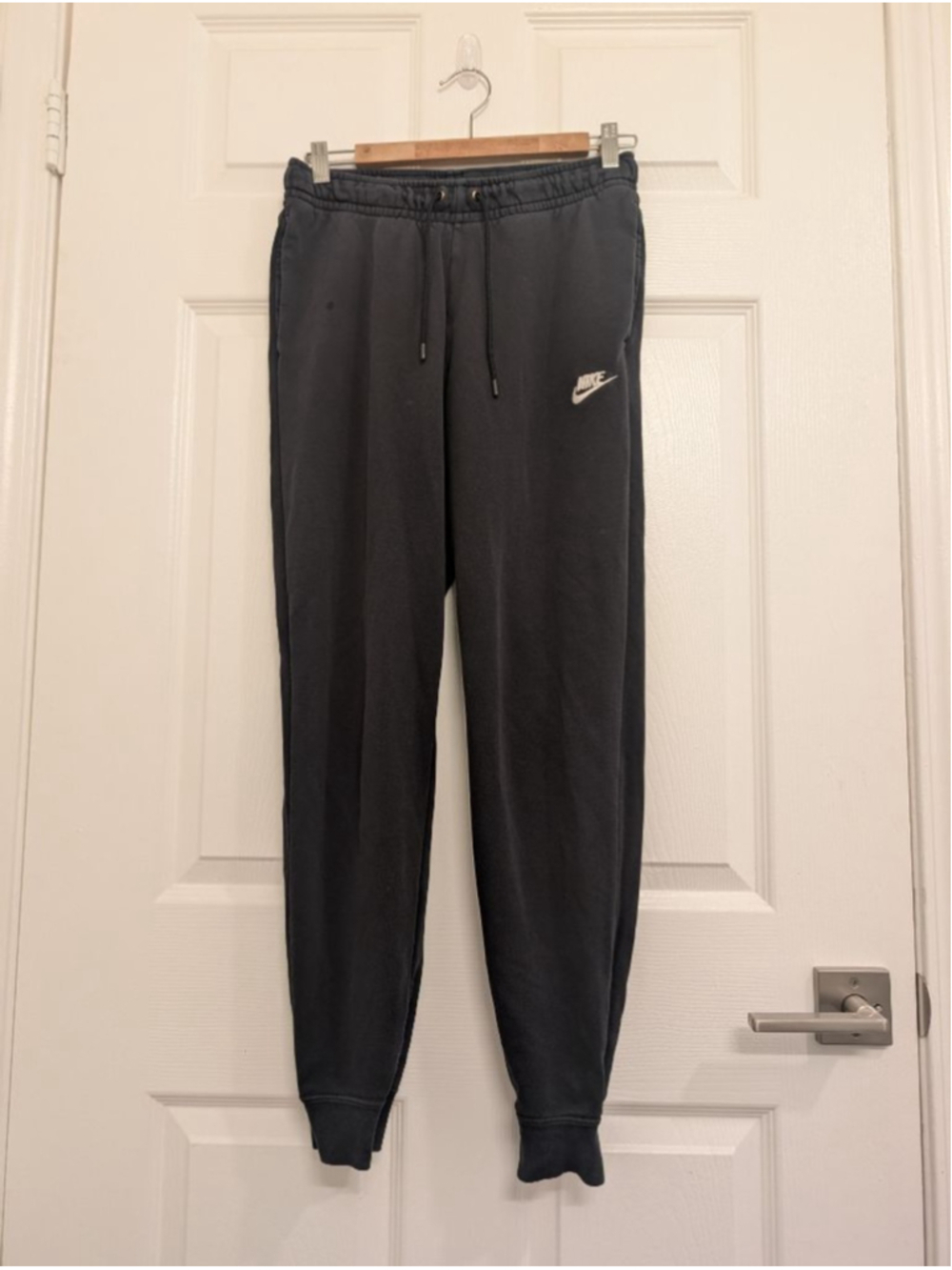 Men's Nike Sportswear Essential Fleece Pants Black Sweatpants BV4095-010 Small